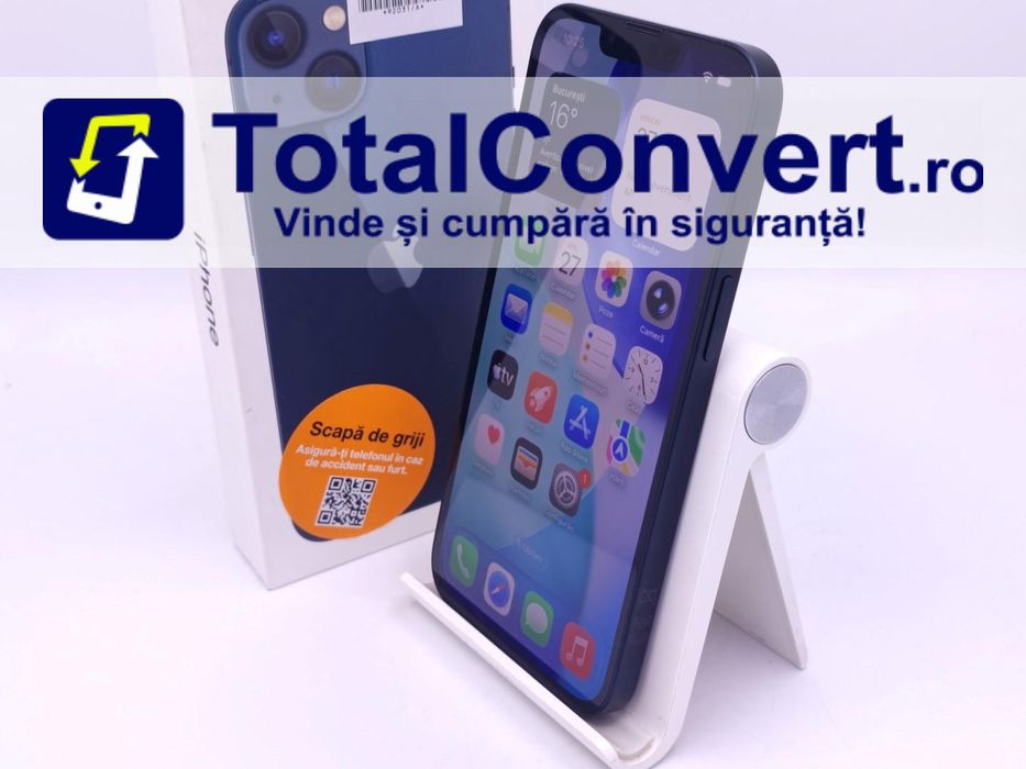 Apple iPhone 13 128GB Midnight 4GB Single, Garantie 24 luni | #D92031