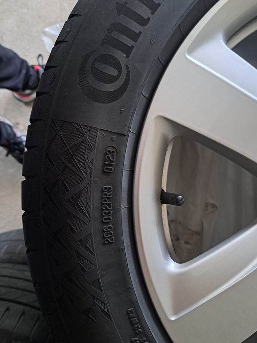Vand jante originale Audi + anvelope Continental 225*55*R17