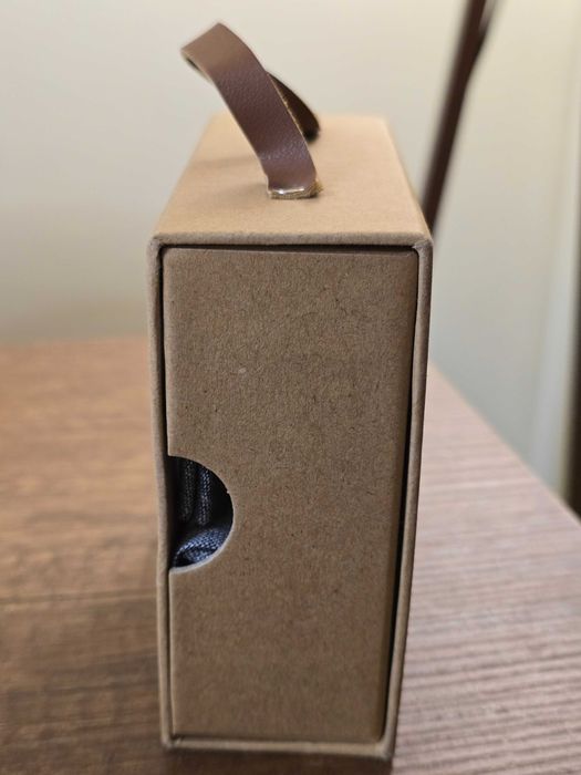 Promo сива луксозна ленена папийонка + кърпичка