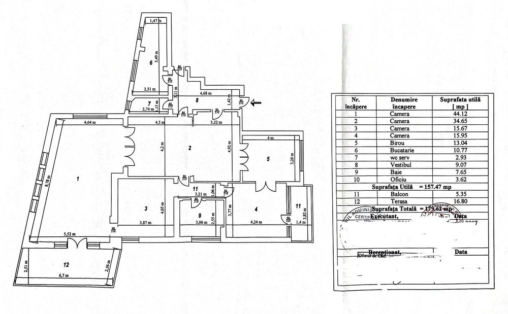 Apartament Romana, Caderea Bastiliei