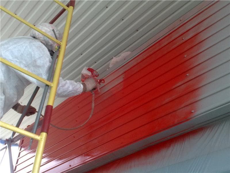 Безвоздушный по краска