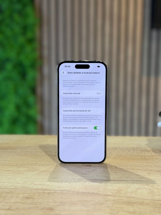 iPhone 14 Pro 128Gb Silver/Baterie98%/Garantie 12 luni @atsgsm.ro