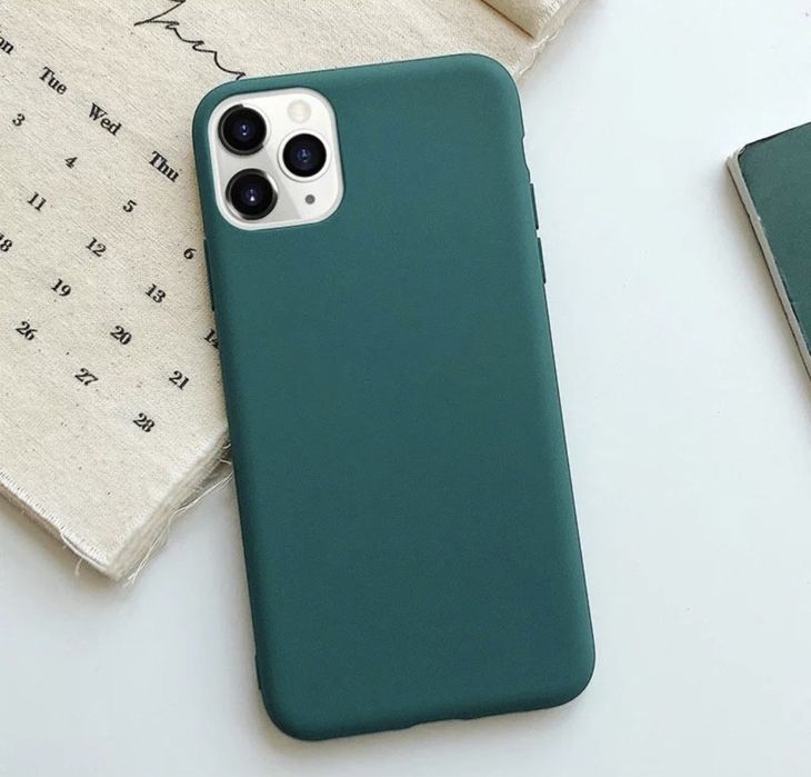 Iphone 12/13/14/15 PRO Husa Guardian Silicon Catifea +Folie Sticla 21D