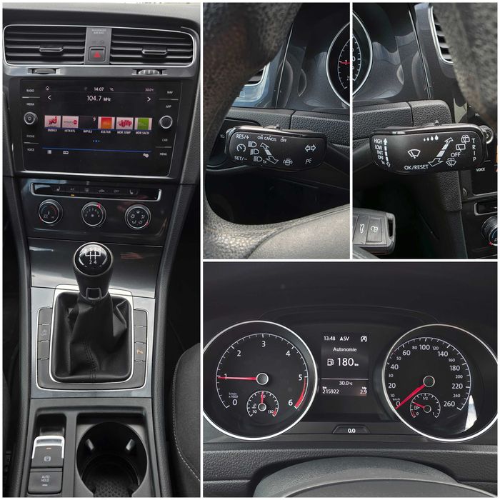 Vand/Schimb/Rate VW Golf 7 Facelift 2020, TVA deductibil, incalzire scaune, clima, senzori parcare, navi color, 2 seturi roti, pilot, carte service