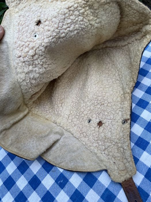 Casca de piele Luftfaffe ww2