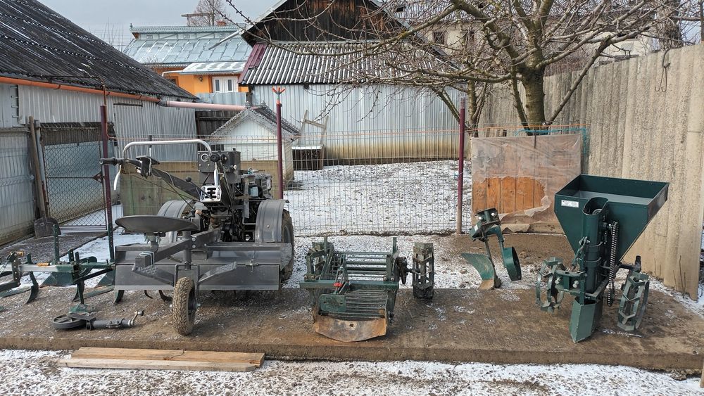 Motocultor Zubri diesel 10CP + accesorii