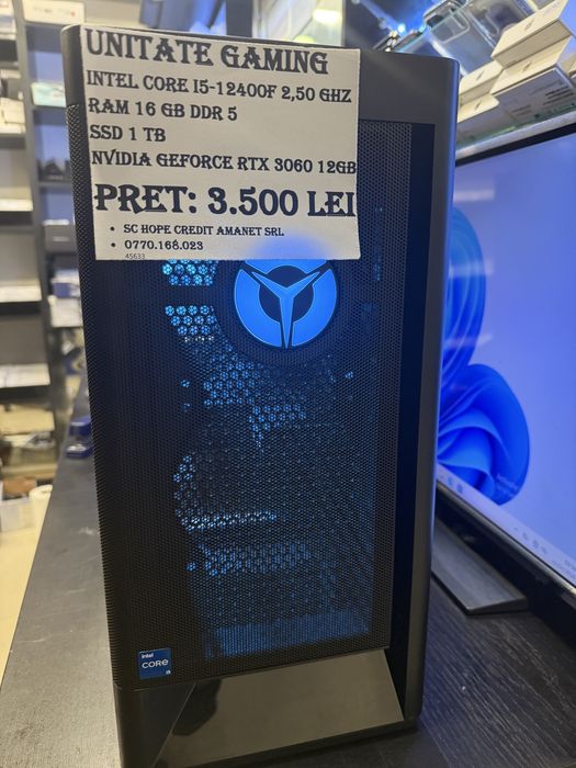 Hope Amanet P7 Unitate Pc Gaming I5-12400F 2.50Ghz