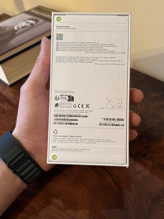 Iphone 17 pro max (чисто нов)