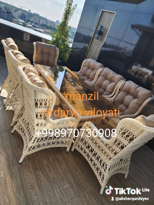 Ratan to‘qima stul-stullar | Toshkent bo‘ylab yetkazamiz