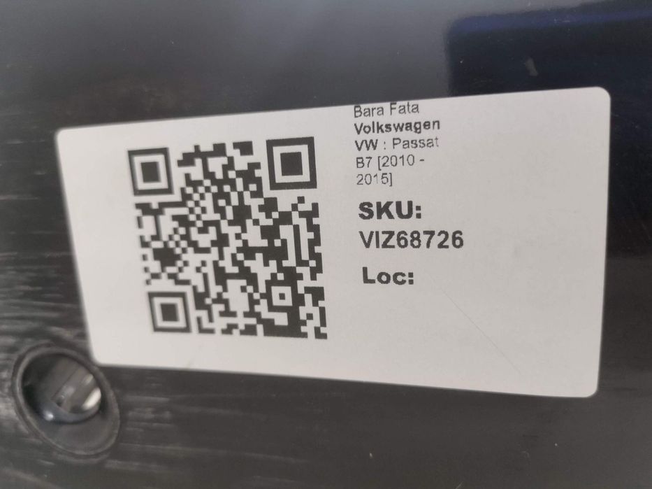 Bara Fata Volkswagen VW  Passat B7 2010 2011 2012 2013 2014 2015 Origi