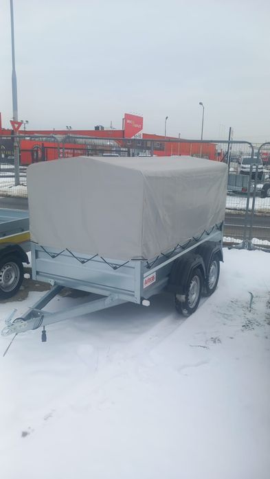 Remorca cu prelata 750 kg !  2 axe --- PLATA IN RATE - 2500x1250 mm