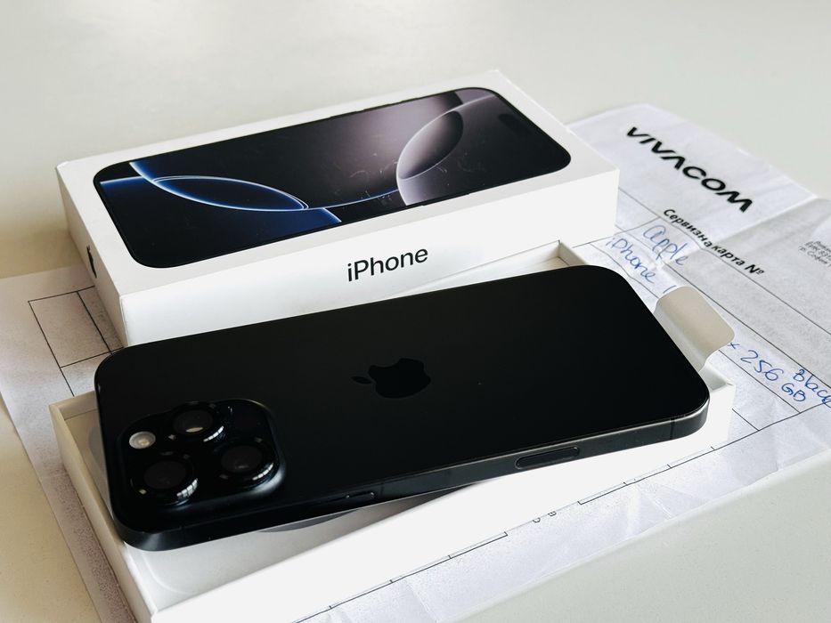 Iphone 16 Pro Max 256GB 99% Батерия! 1 Година гаранция