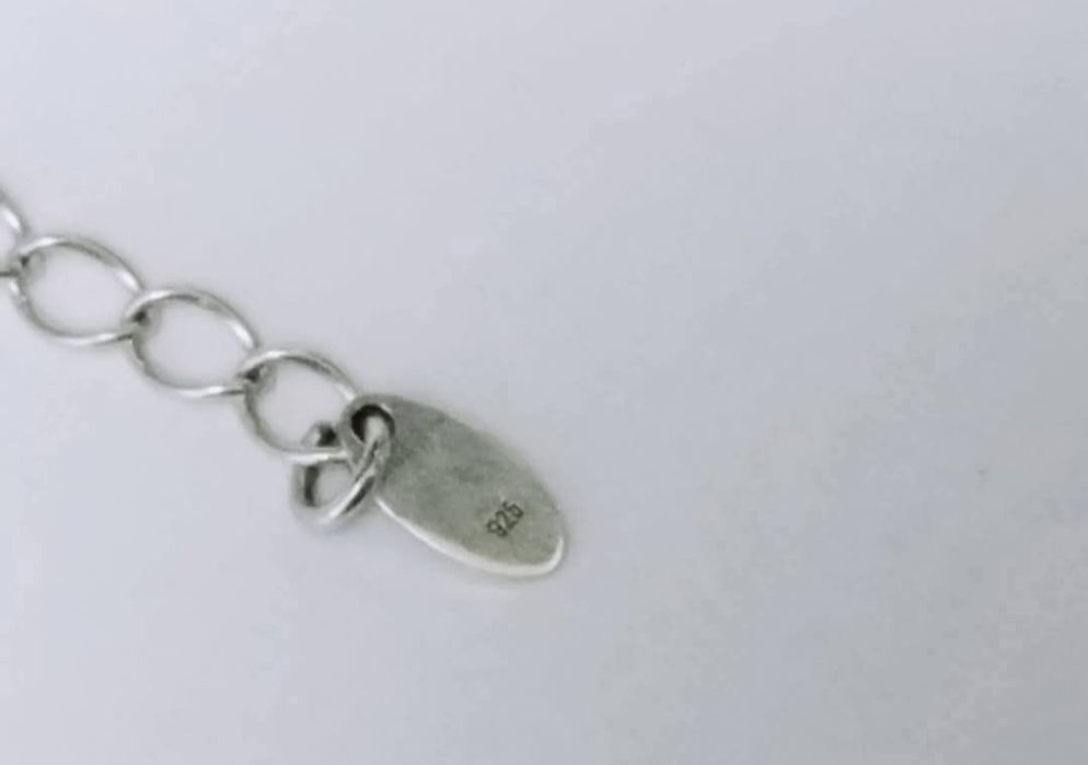 Veche bratara din argint de 925, in stil inima cromata, copii