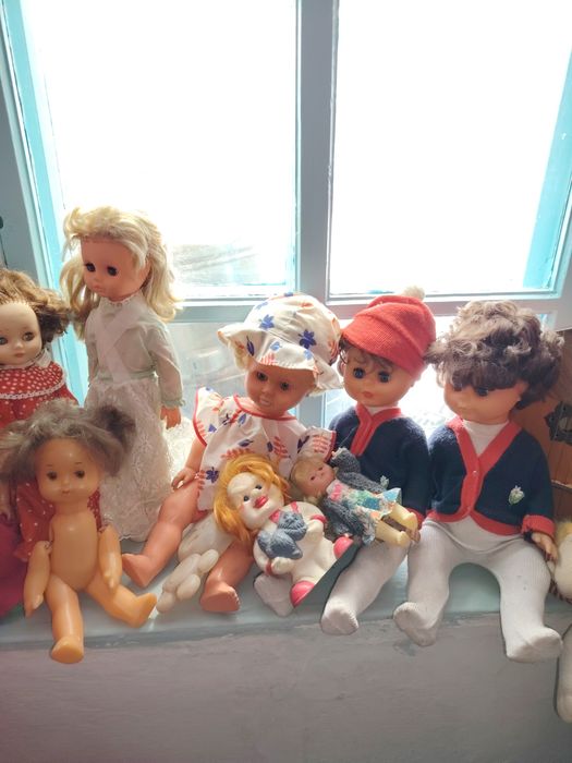 Кукла мандолина верстак лампа самовар