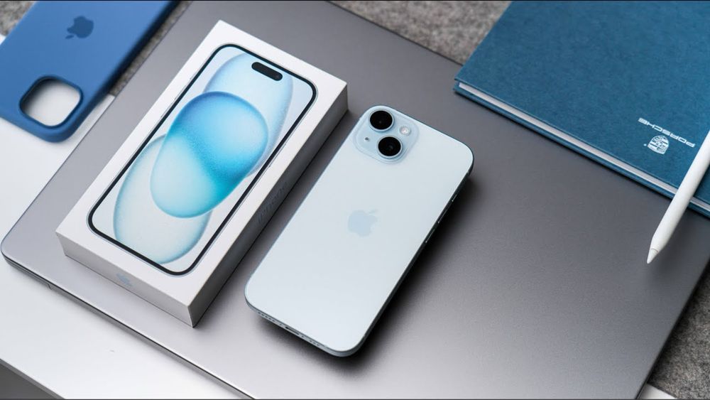 Iphone 15  blue 128 gb 88% srochni sotiladi