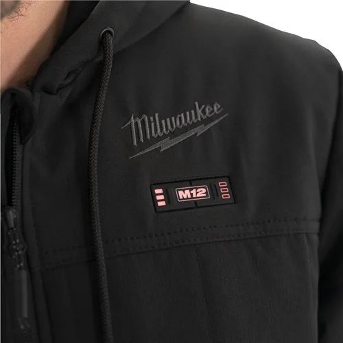 M12 Geaca noua milwaukee cu gluga  PUFFER neagra ÎNCĂLZITĂ