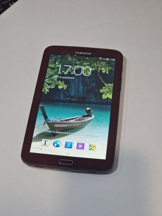 Tableta Samsung cu display fisurat