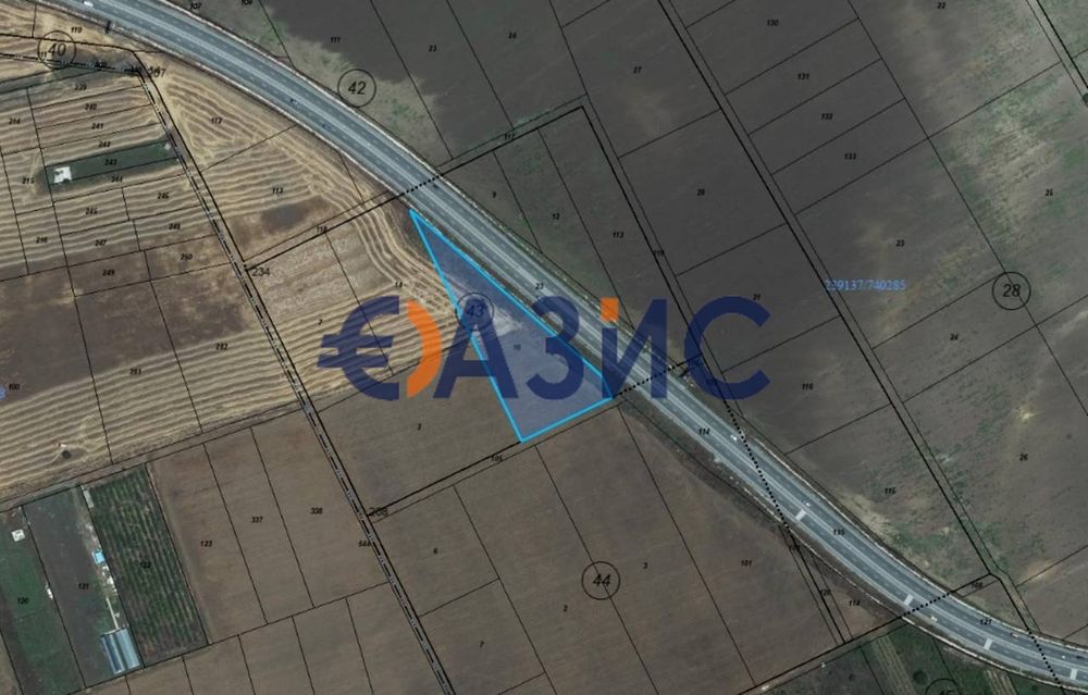 Парцел Земеделска земя, 5923 кв. м, с. Равда, Общ. Несебър, България,