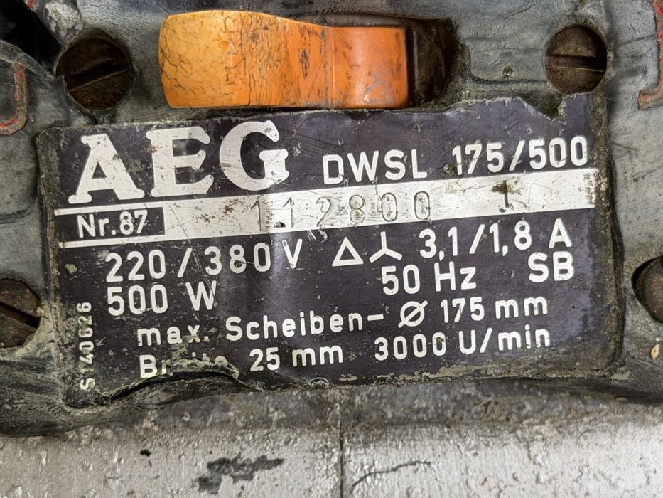 Шмиргел ф175мм AEG