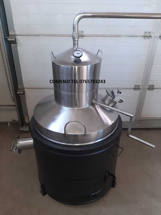 Cazan tuica inox 150 litri set  complet