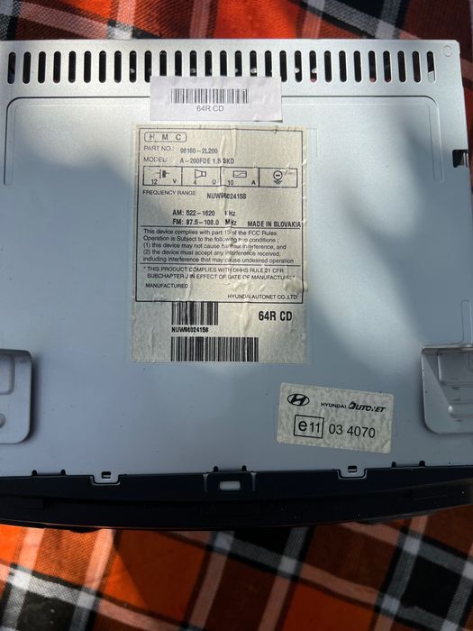 Оригинално CD hyundai i30