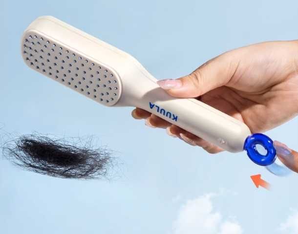 Расческа для волос массажная складная