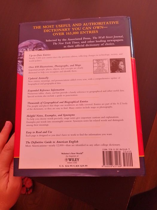 Речник Webster's New World 20 лв+граматика