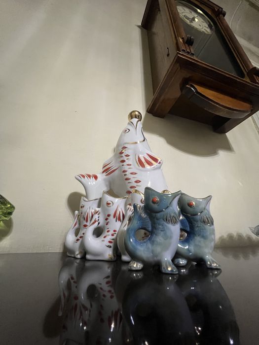 Набор для ликёра - Сервиз  «Рыбки»