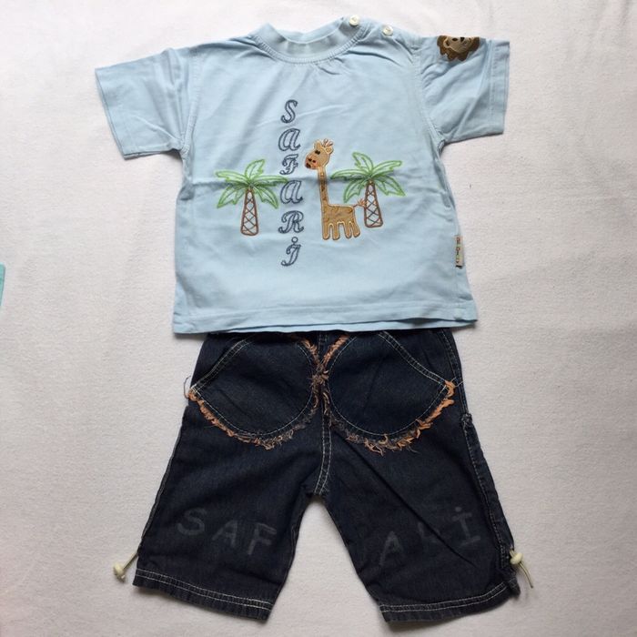 Tricou si pantaloni scurti, baiat, 1-1,5 ani