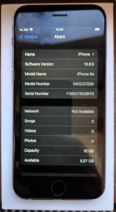 Iphone 6s, telefon
