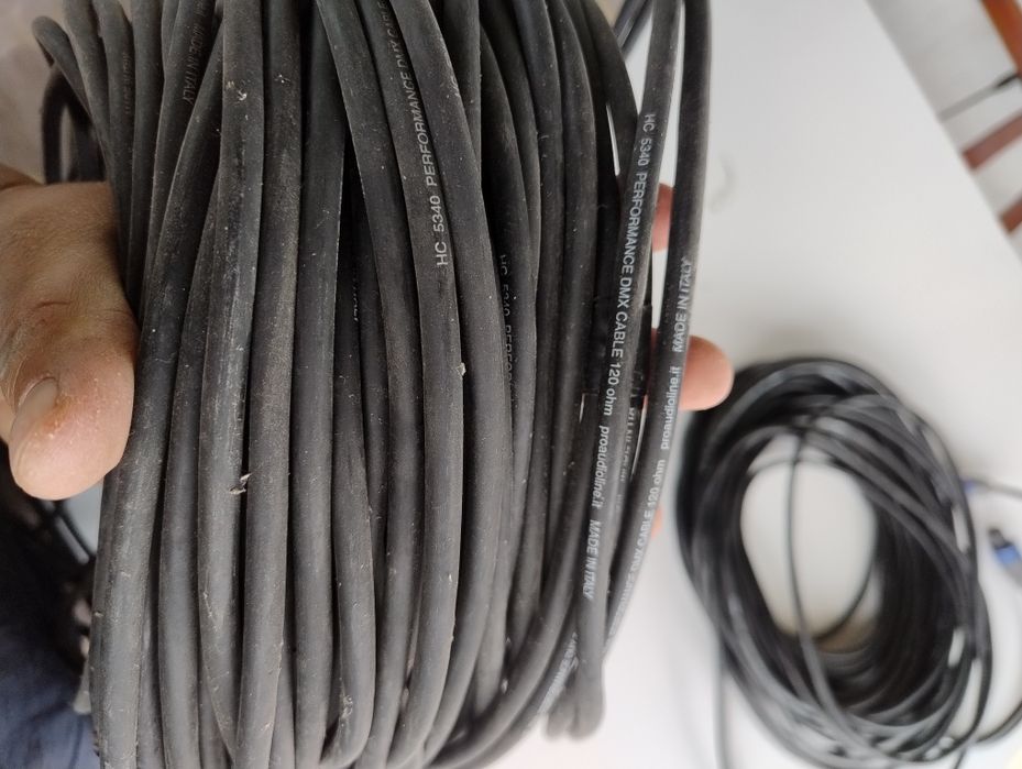 Cabluri microfon, cabluri boxe, cabluri dmx