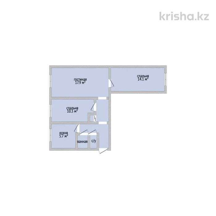 Продажа 3-комнатной квартиры