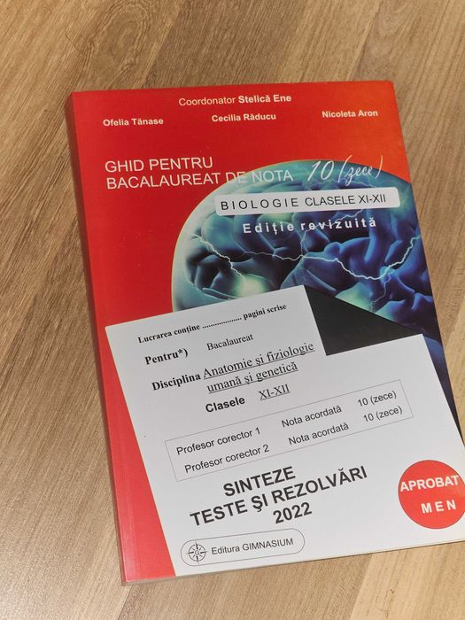 Biologie Bacalaureat clasele XI-XII – ghid complet, sinteze și teste