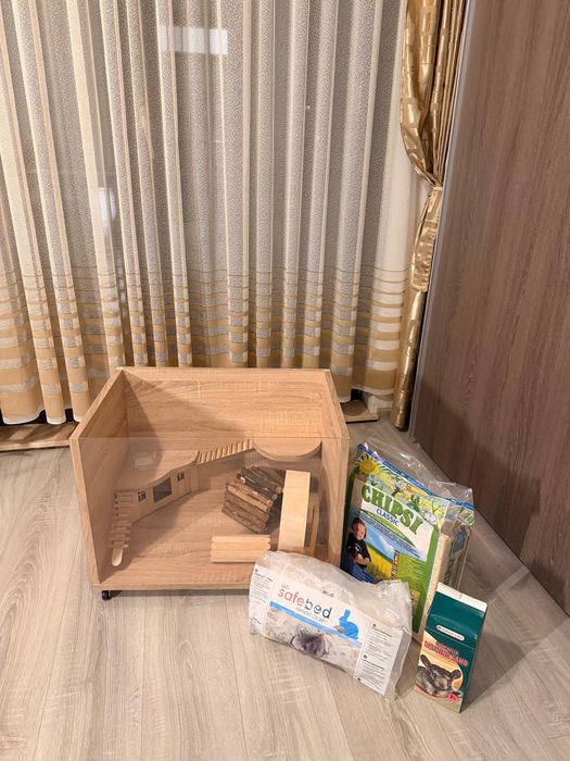 Cusca hamster pitic 60x40 cm + accesorii CADOU