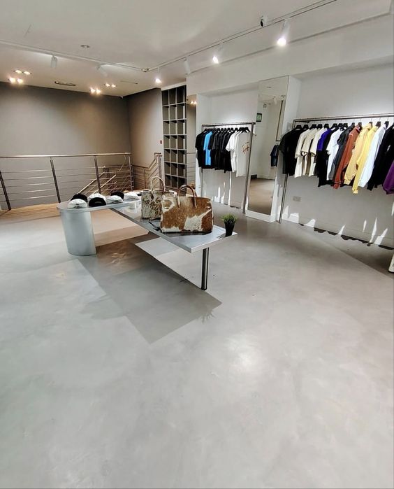 Podele din rasina epoxidicaµciment-design modern , fara rosturi