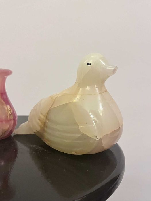 Set trei obiecte din onix si marmura bibelouri bibelou