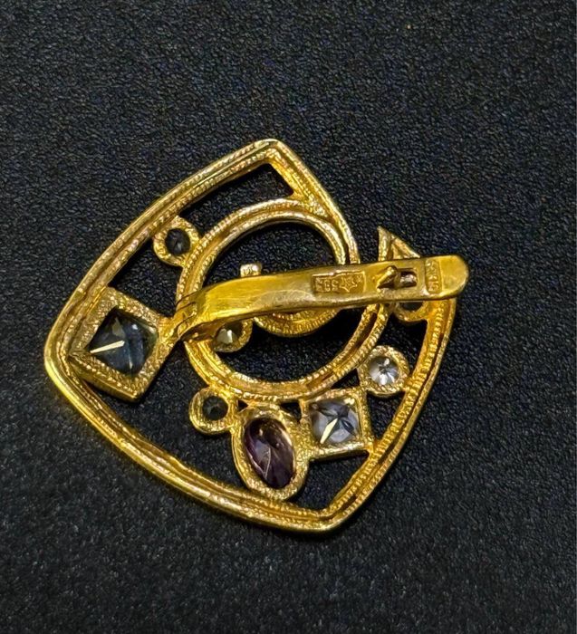 Золото 585  Серьги