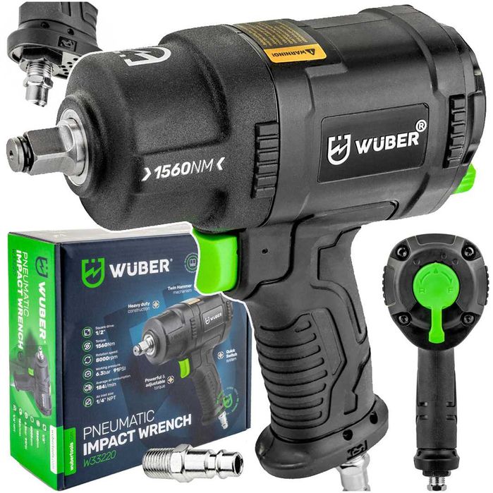 Pistol de impact pneumatic 1/2″ 1560Nm WUBER