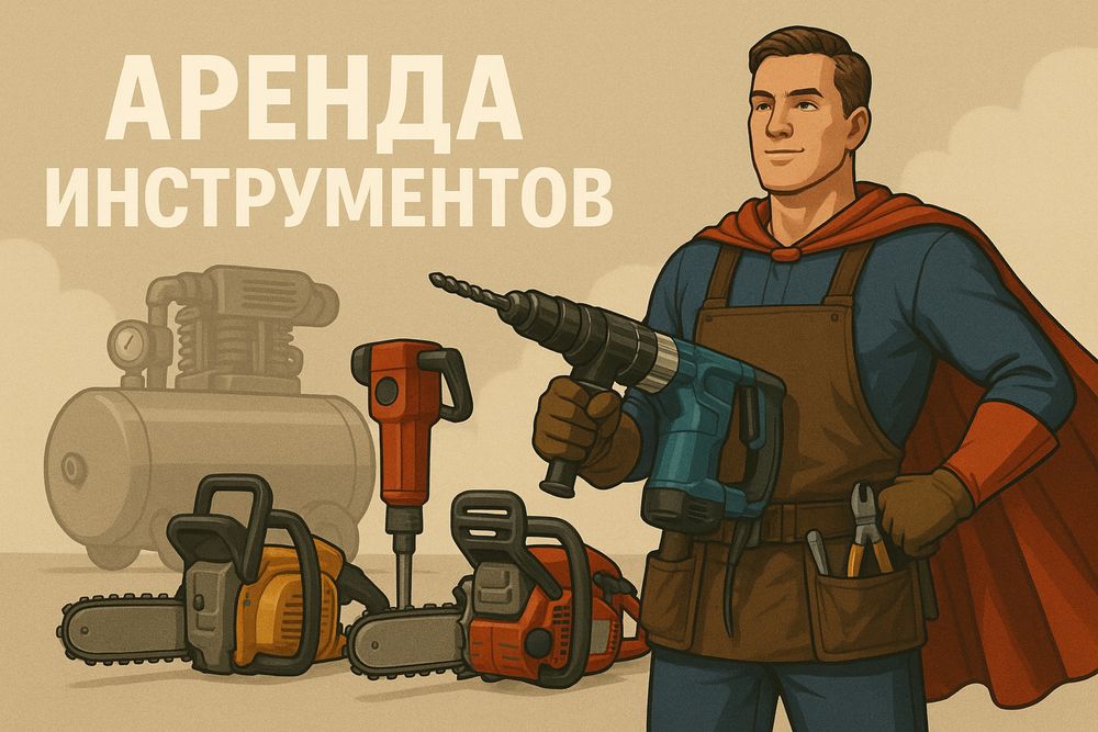 Аренда инструментов от 1500тг