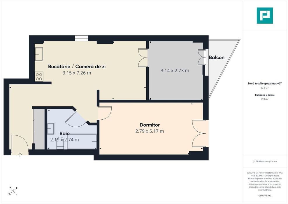 Apartament cochet cu 2 camere | A Residence Pipera