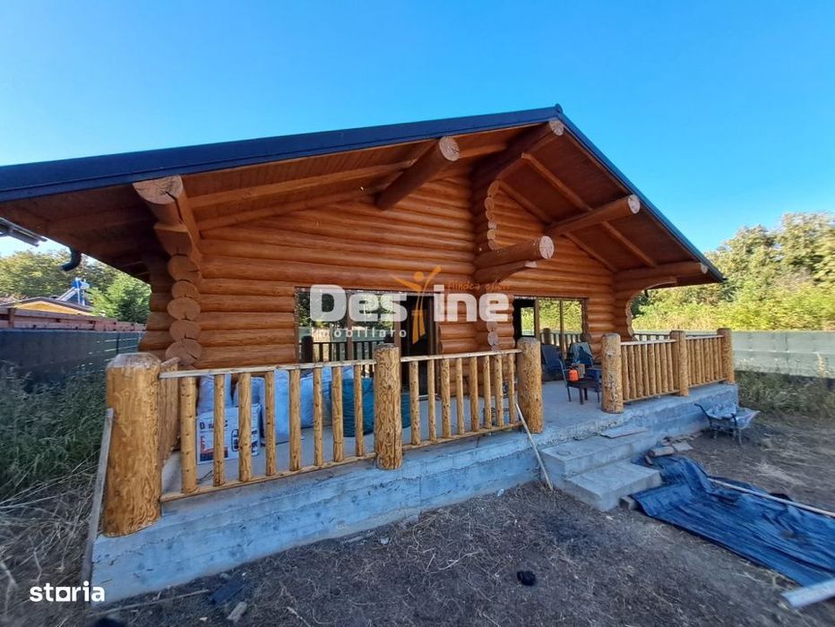 Ciurbesti - Miroslava, Cabana de lemn 117mp, 69.900 euro