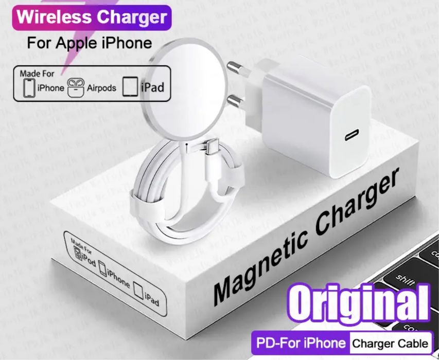 Incarcator Original Fast Chager 20W + Cablu Type C Compatibil Iphone