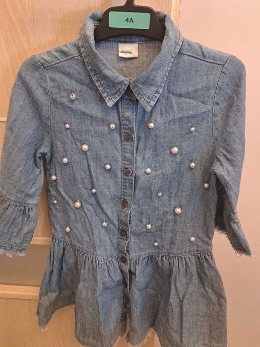 Rochie blugi cu perle Next marime 104