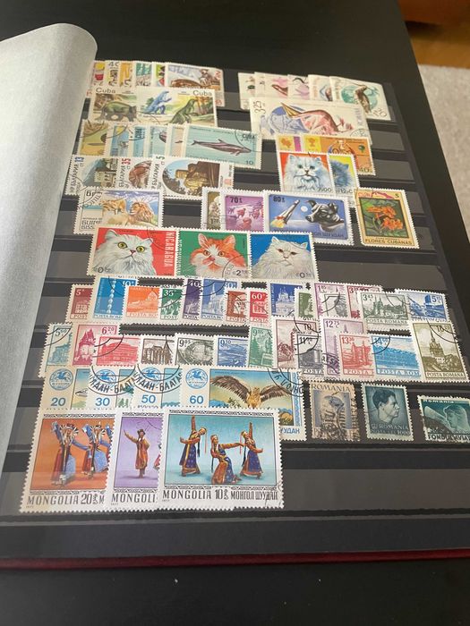 Colectie 500 Timbre Romanesti (1950-1990) + Bancnote Eclipsa