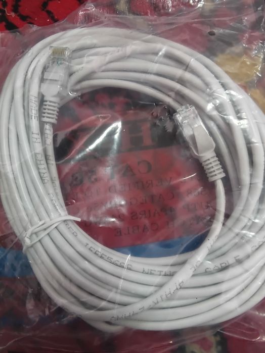 10 метров патчкорд шнур кабель LAN RG45