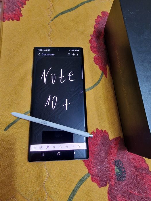 Перфектен смартфон Samsung Note 10+ 12/256