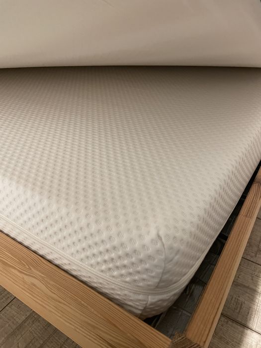 Pat 160/200 cm cu 2 saltele si somiera