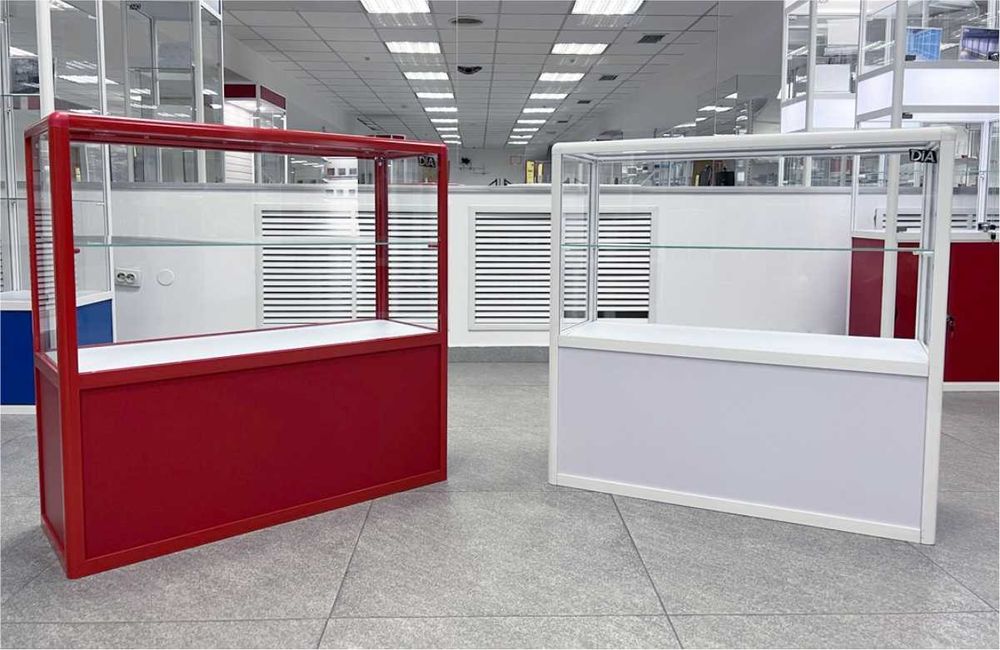 Oynaly prilavkalar, Акция,  savdo uskunalari vitrinalar stellajlar