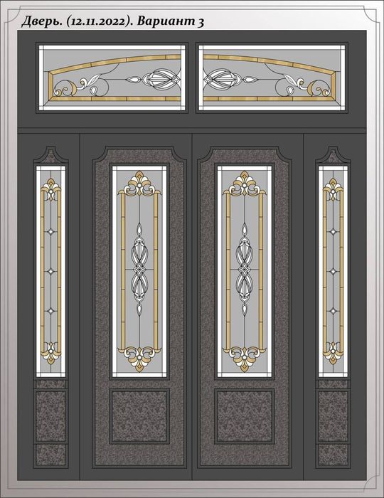 Художественные витражи на стёкла