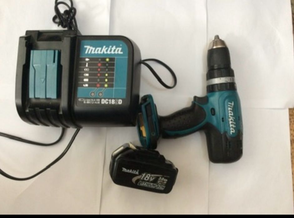 Makita DHP453 masina de gaurit si insurubat cu 16 trepte